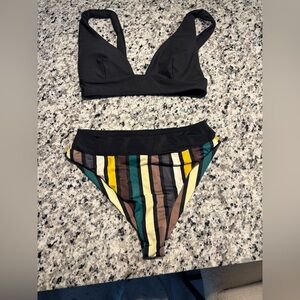 NWOT RVCA highway bottoms and Volcom top!